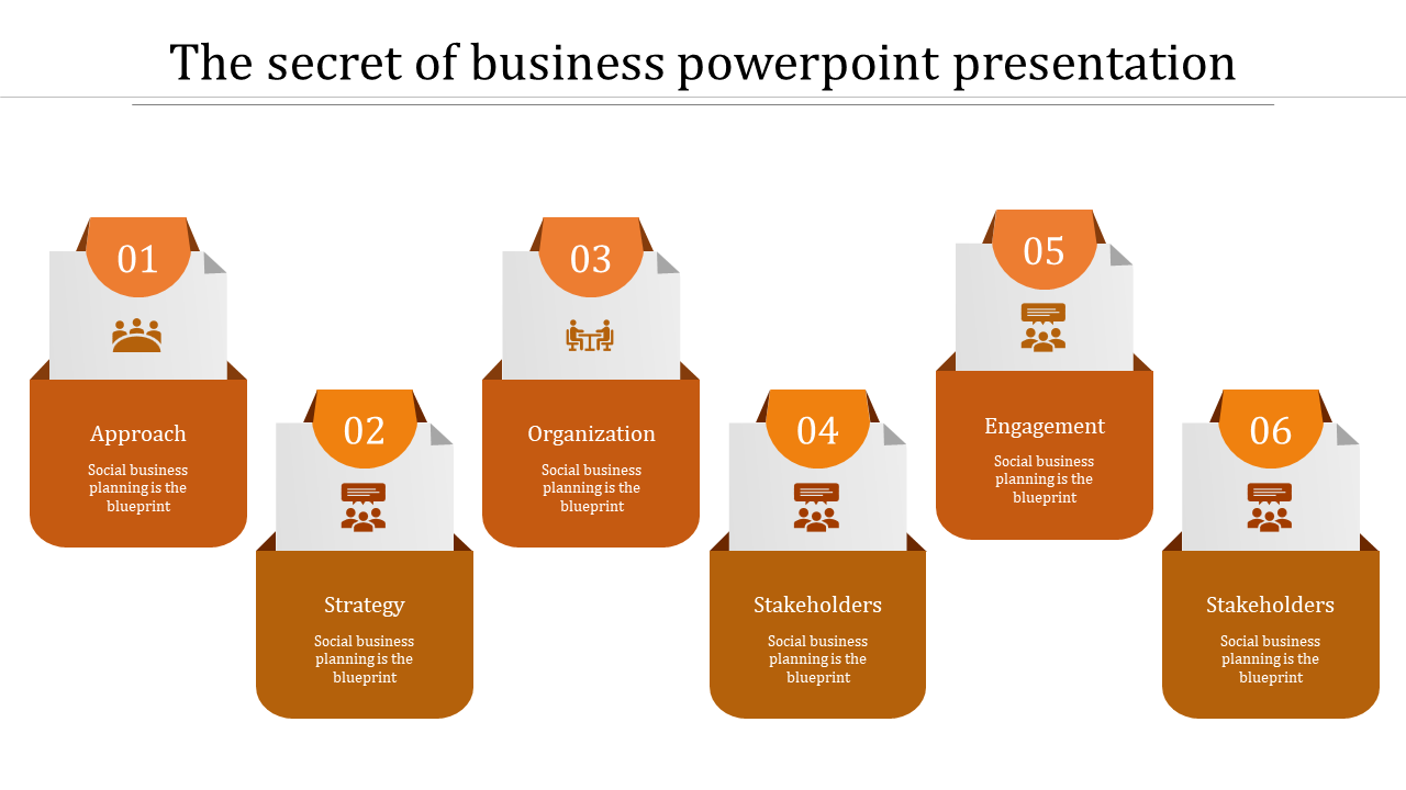 Amazing Business PowerPoint Templates-Orange Color